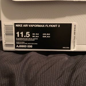 Nike Vapormax Size 11.5